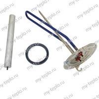 ТЭН 1,5 кВт левый для Ariston ABS VELIS EVO WIFI 50, комплект (tenko15LABSVLSEVOWIFI50)