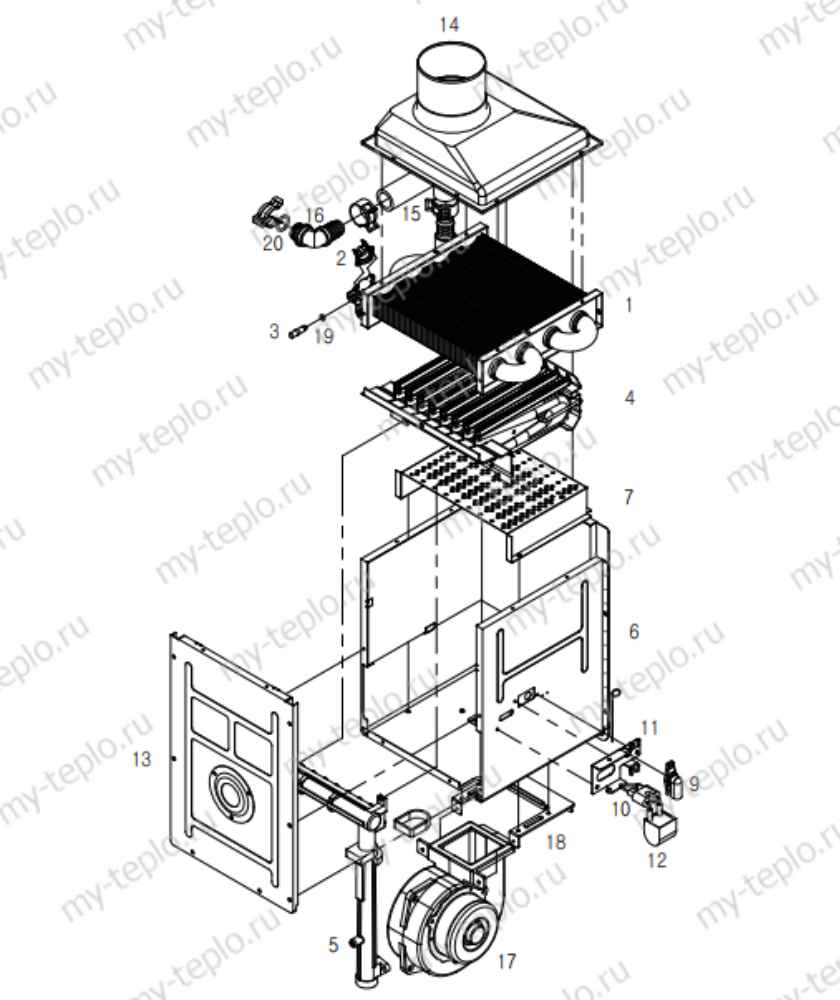 запчасти для котлов Гидроста купить в Челябинске